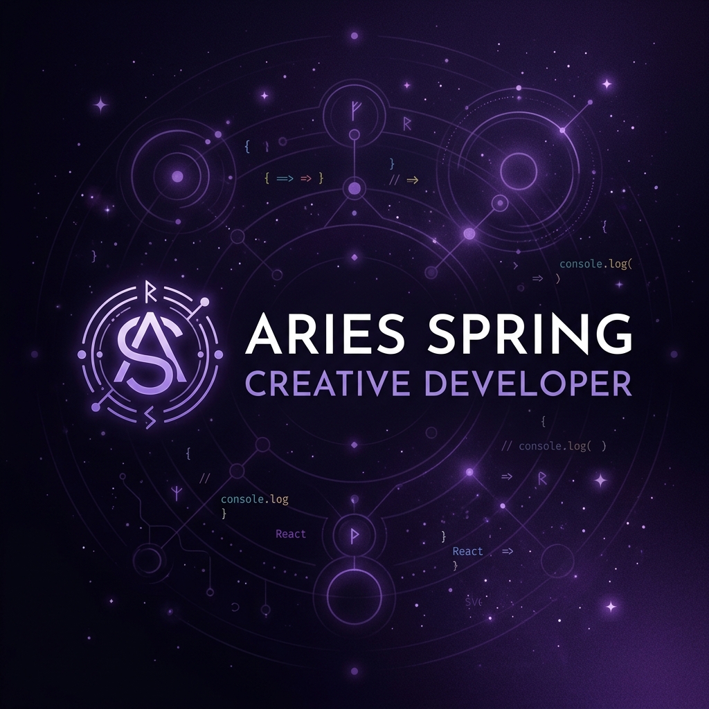 Aries Spring — Creative Developer
